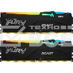 Оперативная память Kingston Fury Beast, DDR5, 64GB (2x32GB), 6000MHz, CL36, с радиаторами, RGB, черный, фото7