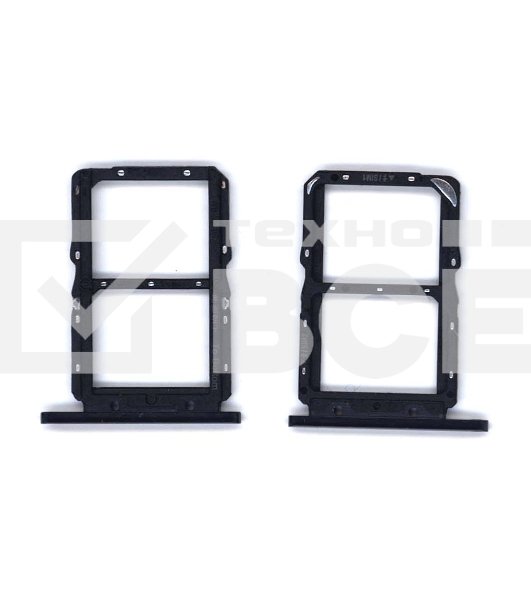 Лоток для SIM-карты Huawei Honor 20/20S/Nova 5T черный