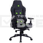 Кресло игровое Cactus CS-CHR-0112BL-M, массажное, с подголовником, черный, фото13