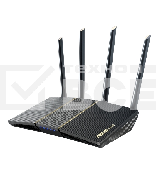 Роутер беспроводной Asus RT-AX57 AX3000 10/100/1000BASE-TX черный