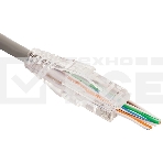 Коннектор RJ45 тип EZ, 8P8C, UTP, Cat.5e, универсальный, со вставкой, покрытие 50 микрон,100 шт., фото5