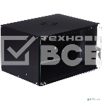 Шкаф телекоммуникационный настенный NEOMAX 6U (520х400), стеклянная дверь, замок-ключ, разборный, цвет черный (1 коробка) NM-CBWM-6U5240GKL-301-BK, фото2