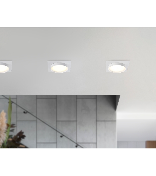 Светильник Ambrella light TN5229 WH белый GX53 110*110*35
