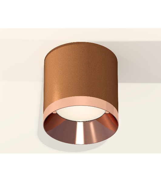 Светильник Ambrella Light XS7404011 SCF/PPG кофе песок/золото розовое полированное MR16 GU5.3 (C7404, N7035)