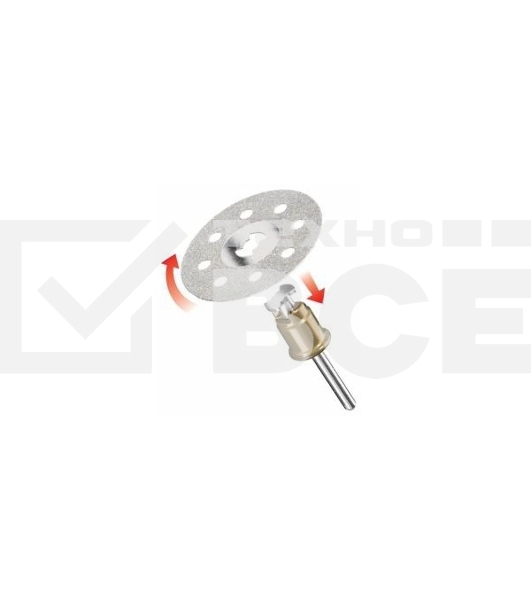 Круг отрезной алмазный DREMEL SC545 SPEED CLIC 38мм без держателя