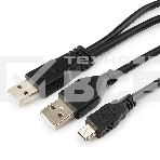 Кабель Gembird/Cablexpert CCP-USB22-AM5P-3 USB 2.0 Pro Кабель , 2xAM/miniBM 5P, 0.9м, экран, черный , фото7