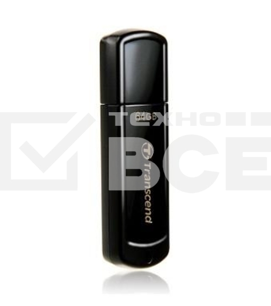 Флэш Диск Transcend USB Drive 64Gb JetFlash 350 TS64GJF350 {USB 2.0}