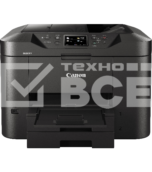 МФУ струйный Canon MAXIFY MB2740, A4, цветной, печ. до 24 стр/мин. (ч/б) 15.5 стр/мин. (цвет), скан. до 18.5 стр/мин (ч/б) 15.5 стр/мин (цет), 600 x 1200 dpi (печать), 1200x1200dpi (скан.), USB, RJ-45, Wi-Fi