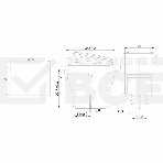 Выключатель клавишный 250V 15А (4с) ON-OFF синий  с подсветкой ВЛАГОЗАЩИТА  Rexant, фото2