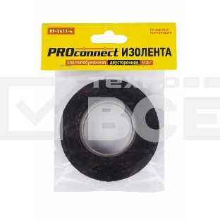 Изолента ХБ PROconnect 18 х 0,35 мм, (ролик 16,4 м/110 г) (2-ПОЛ)