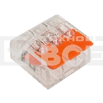 Универсальная компактная клемма Rexant 3-проводная до 4,0 мм² (50 шт./уп.), фото 1