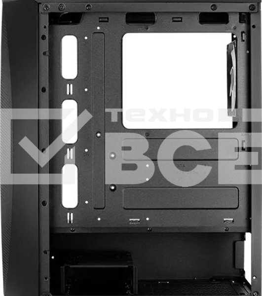 Компьютерный корпус Aerocool / Formula Aero One Frost-G-BK-v1 черный без БП ATX 4x120mm 2xUSB3.0 audio