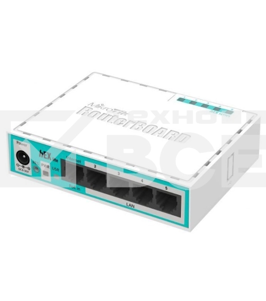 Маршрутизатор MikroTik RB750r2 hEX lite 5x10/100 Mbps