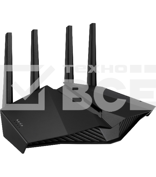 Роутер ASUS RT-AX82U роутер 802.11b/g/n/ac/ax, до 574 + 4804Мбит/c, 2,4 + 5 гГц, 4 антенны, USB, GBT LAN ; 90IG05G0-MO3R10
