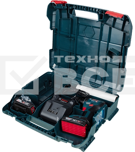 Аккумуляторная дрель-шуруповёрт BOSCH GSR 18V-50 (06019H5020)  2х2.0Ач, в кейсе