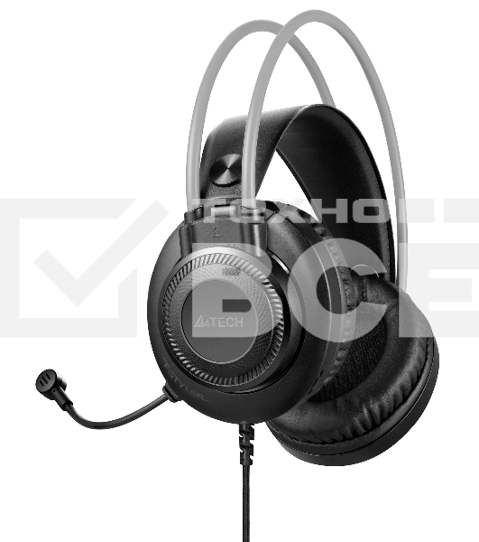 Наушники с микрофоном A4Tech Fstyler FH200i серый 1.8м накладные оголовье (FH200I GREY)