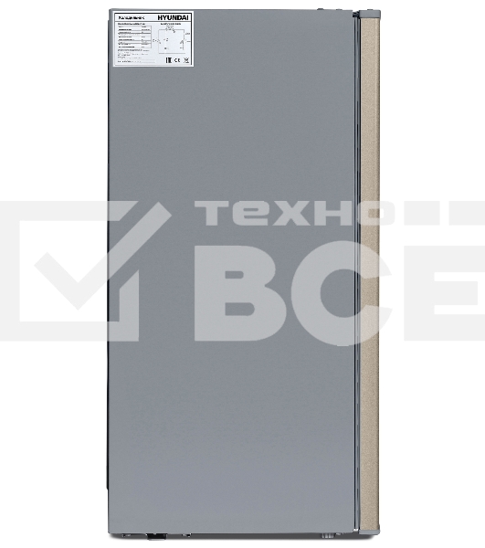 Холодильник Hyundai CO1003 серебристый однокамерный 93л