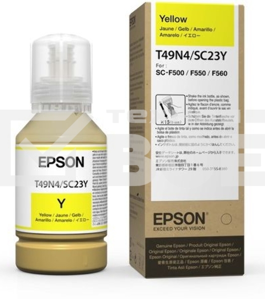 Контейнер с желтыми чернилами Epson T49N4 для SC-F500