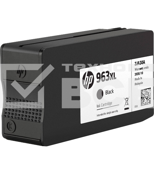 Картридж HP 963XL струйный черный повышенной ёмкости (2000 стр)
