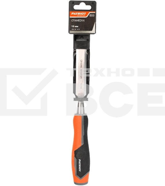 Стамеска PATRIOT, CrV, 19мм