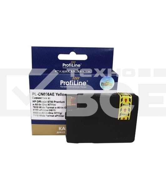 Картридж струйный PL-CN056AE (№933XL) для принтеров HP Officejet 6700 Premium e-All-in-One H711n/7610 Wide Format e-All-in-One/6100 ePrinter H611/6600 e-All-in-One H711g/7110 Wide Format ePrinter H812a Yellow ProfiLine