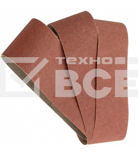 Лента абразивная бесконечная, P 80, 100 х 610 мм, 3 шт. Matrix