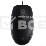 Мышь проводная Logitech M110 Silent черный, 1000 dpi, USB, кнопки - 3, фото9