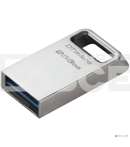 Флеш диск Kingston 256Gb DataTraveler Micro DTMC3G2/256GB USB3.0 серебристый