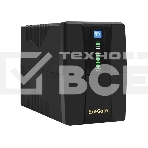 Источник бесперебойного питания ExeGate Power Back BNB-650.LED.AVR.EURO.RJ.USB <650VA/360W, LED, AVR,2 евророзетки, RJ45/11, USB, Black>, фото3