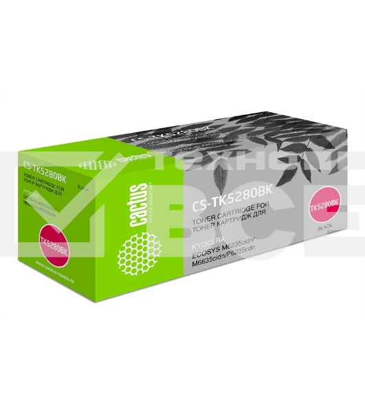 Картридж лазерный Cactus CS-TK5280BK черный (13000 стр.) для Kyocera ECOSYS P6235cdn, M6235cidn, M6635cidn