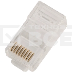Коннектор RJ45 тип EZ, 8P8C, UTP, Cat.5e, универсальный, со вставкой, покрытие 50 микрон,100 шт., фото3