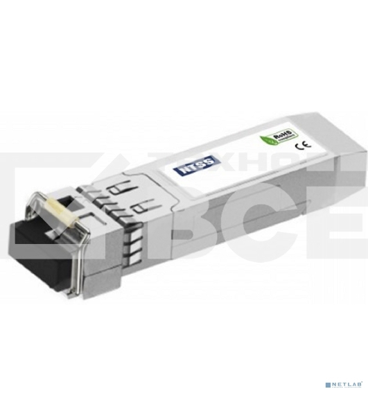 Оптический трансивер NTSS Модуль SFP, 1,25Gbит/с, разъем LC, рабочая длина волны 1310/1550нм, SM, WDM, дальность до 20км, ОБ 14дБ, DDM NTSS-SFP-1.25G-35-20LD
