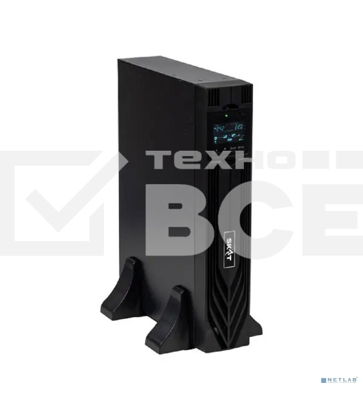 Источник бесперебойного питания Бастион 8762 SKAT-UPS 1000-RACK-ON P3 - 1000 Вт, On-Line, синус, внешн. АКБ 24В, 2хSchuko