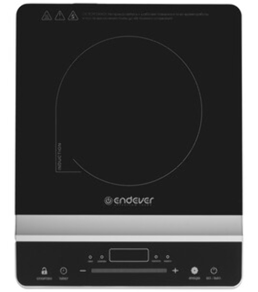Плита настольная электрическая Endever Skyline IP-65 черный, 1.8 кВт, индукция, конфорки - 1, стеклокерамика, сенсор