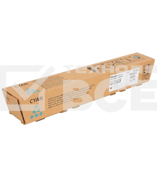 Картридж лазерный Ricoh 841820 тип MP3503, голубой для Aficio MP C3003/C3503, (18000 стр)