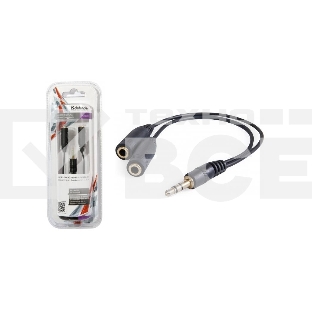 Аудио-переходник Defender jack 3.5mm разветвитель на два разъема jack 3.5mm
