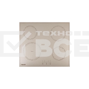 Индукционная варочная панель Graude IK 60.0 KEL/590 х 60 х 520 мм, Сенсорное управление, 9 ступеней нагрева, Функция таймера, Индикация остаточного тепла, Автоматическое отключение, Защита от детей, функция распознавания посуды, Исполнение: без рамки, беж