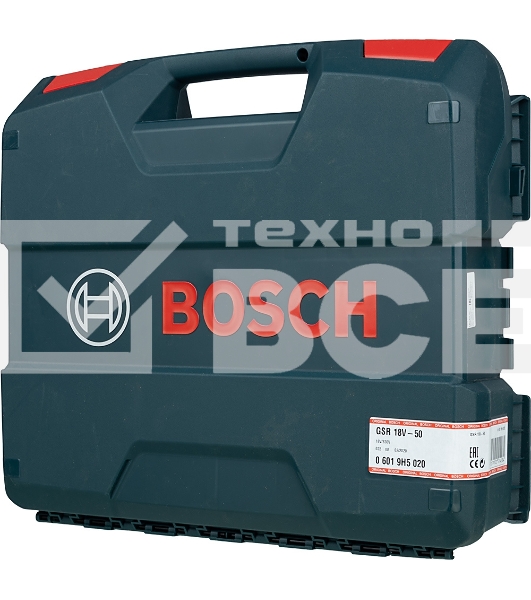 Аккумуляторная дрель-шуруповёрт BOSCH GSR 18V-50 (06019H5020)  2х2.0Ач, в кейсе