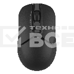 Мышь беспроводная A4Tech Fstyler FG12S черный, 1200 dpi, радиоканал, USB, кнопки - 3, фото 1