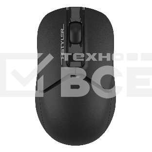 Мышь беспроводная A4Tech Fstyler FG12S черный, 1200 dpi, радиоканал, USB, кнопки - 3