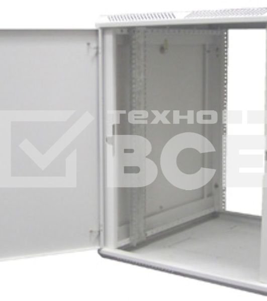 Шкаф телекоммуникационный настенный разборный 15U (600х520), съемные стенки, дверь металл, [ ШРН-М-15.500.1 ]