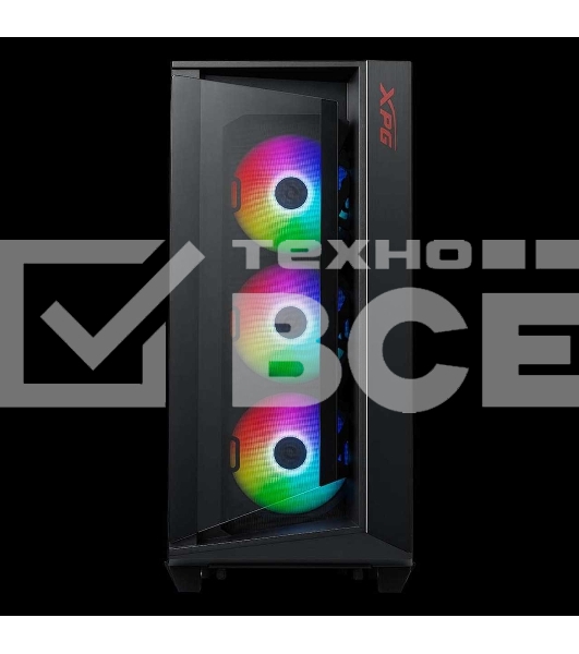 Компьютерный корпус ADATA XPG CRUISERST черный Mid-Tower, Micro-ATX, Mini-ITX, Standard-ATX