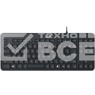Клавиатура проводная Genius LuxeMate 110, USB, черный