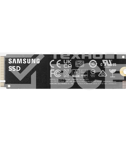 Накопитель SSD Samsung 990 PRO, 2TB, PCIe 4.0 x4, M.2 2280, NVMe, R/W 7450/6900