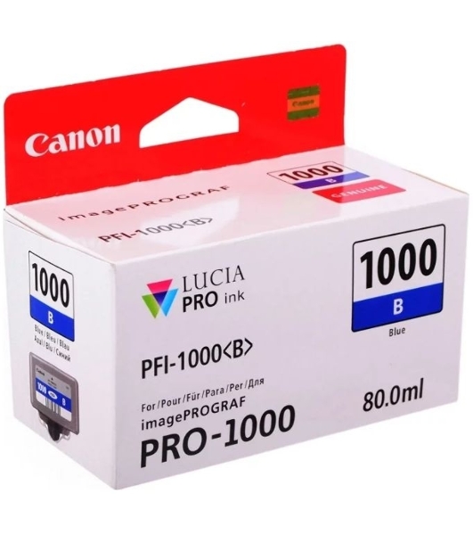 Картридж струйный CANON PFI-1000 B синий