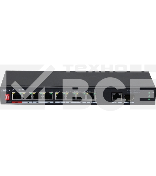 Коммутатор Dahua DH-PFS3110-8ET1GT1GF-96 8x100Mb 1G неуправляемый
