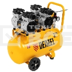 Компрессор безмаслянный малошумный DLS 1500/50, 1500 Вт, 2х750, 50 л, 260 л/мин  Denzel, фото9