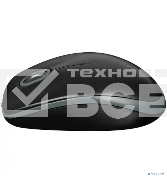 Мышь проводная Logitech M110 Silent черный, 1000 dpi, USB, кнопки - 3