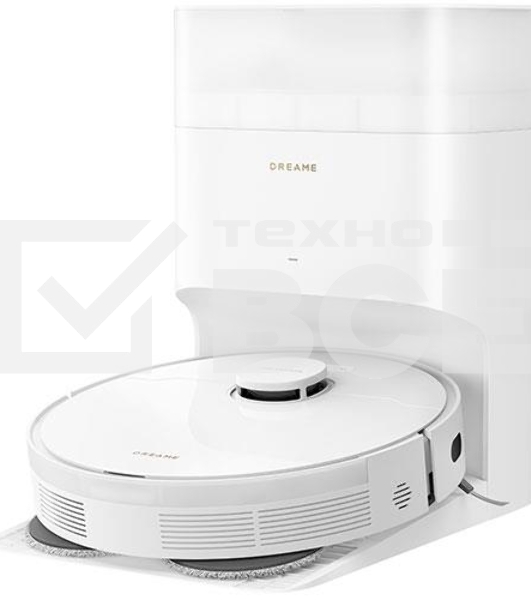 Робот-пылесос DreameBot L10S Plus белый/черный, 75 Вт, 5200 мАч Li-Ion, уборка влажная/комбинированная/сухая, пылесборник контейнер 0.35 л