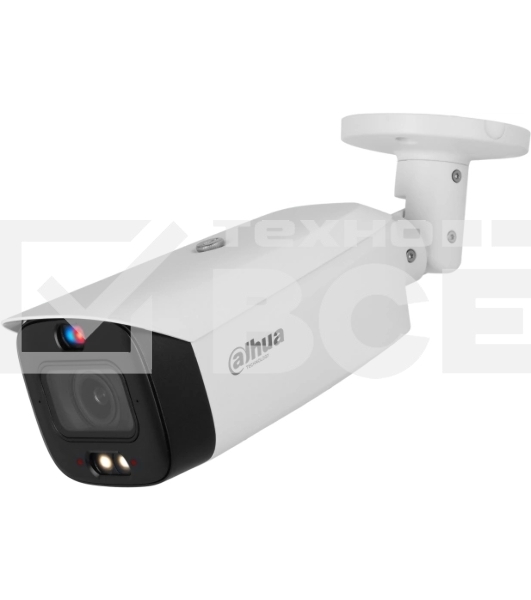 Уличная цилиндрическая IP-видеокамера TiOC DAHUA DH-IPC-HFW3849T1P-ZAS-PV-S5 с ИИ и активным сдерживанием 8Мп, 1/2.8” CMOS, моторизованный объектив 2.7~13,5мм (5x), видеоаналитика, ИК 50м, LED 40м
